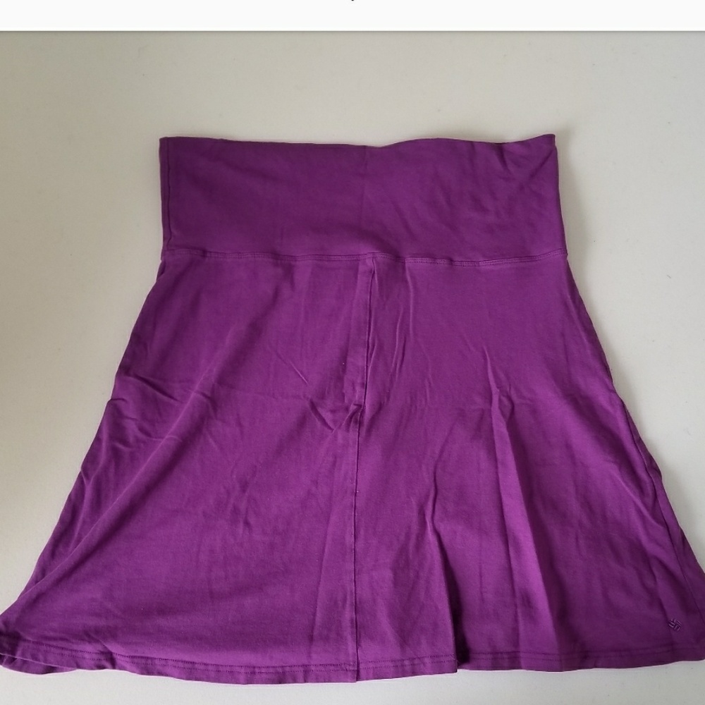 Columbia fold-over skirt